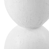 Oikiture Side Table Hourglass Stand - Front View
