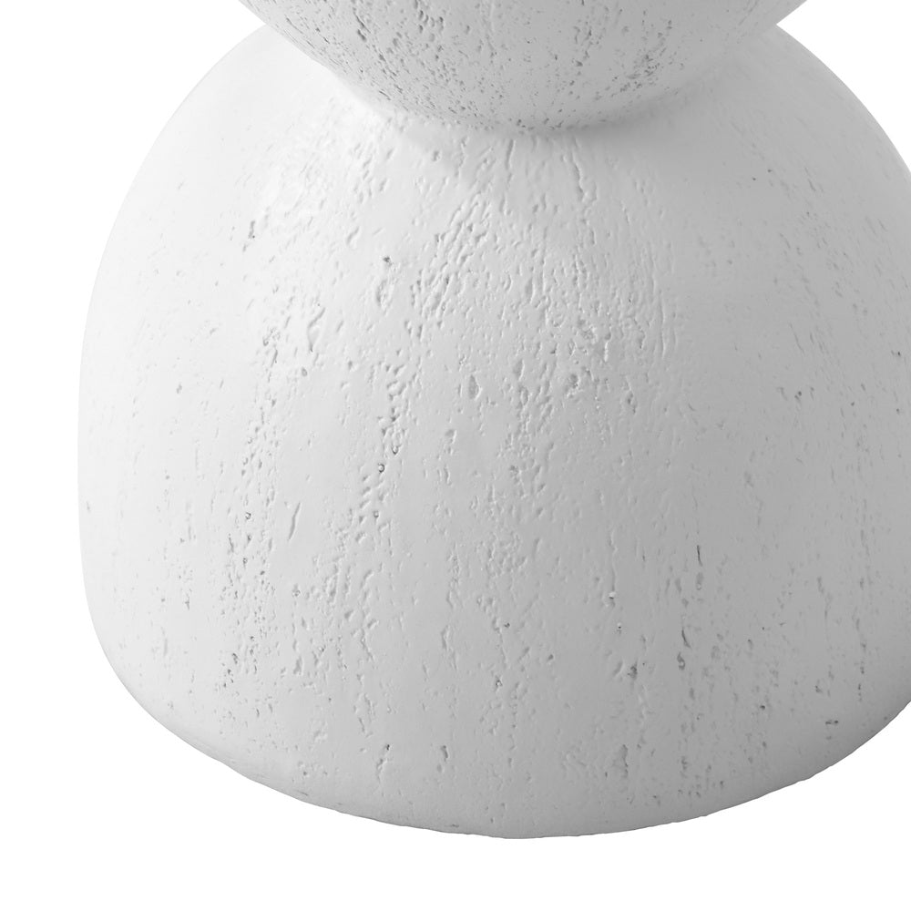 Oikiture Side Table Hourglass Stand