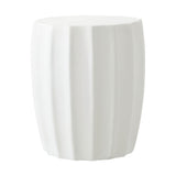 Oikiture Side Table Concrete Outdoor Stand