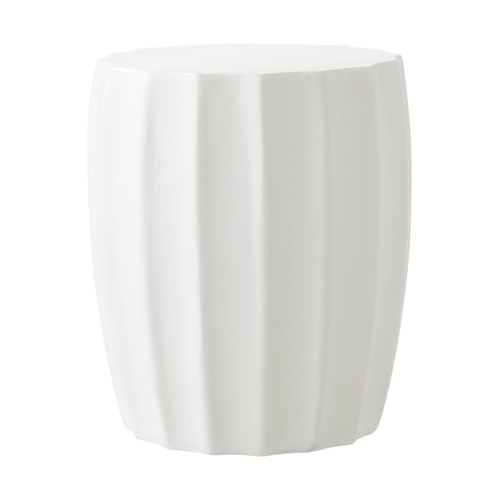 Oikiture Side Table Concrete Outdoor Stand