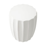 Oikiture Side Table Concrete Outdoor Stand
