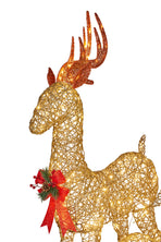 Christabelle Set of 3 Outdoor Christmas Display Reindeer with Lights