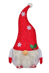 Christabelle Christmas Gnome Display with Lights - 51cm - Side View
