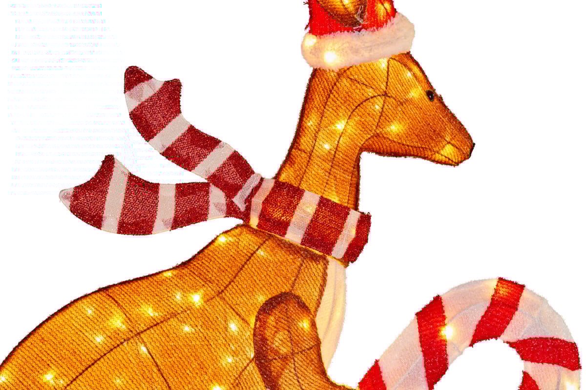 Christabelle Christmas Kangaroo Display with Lights Indoor/Outdoor 99cm
