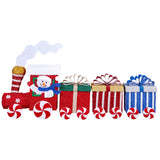 Christabelle Christmas Train & 3 Carriages with Lights Indoor/Outdoor - Front View