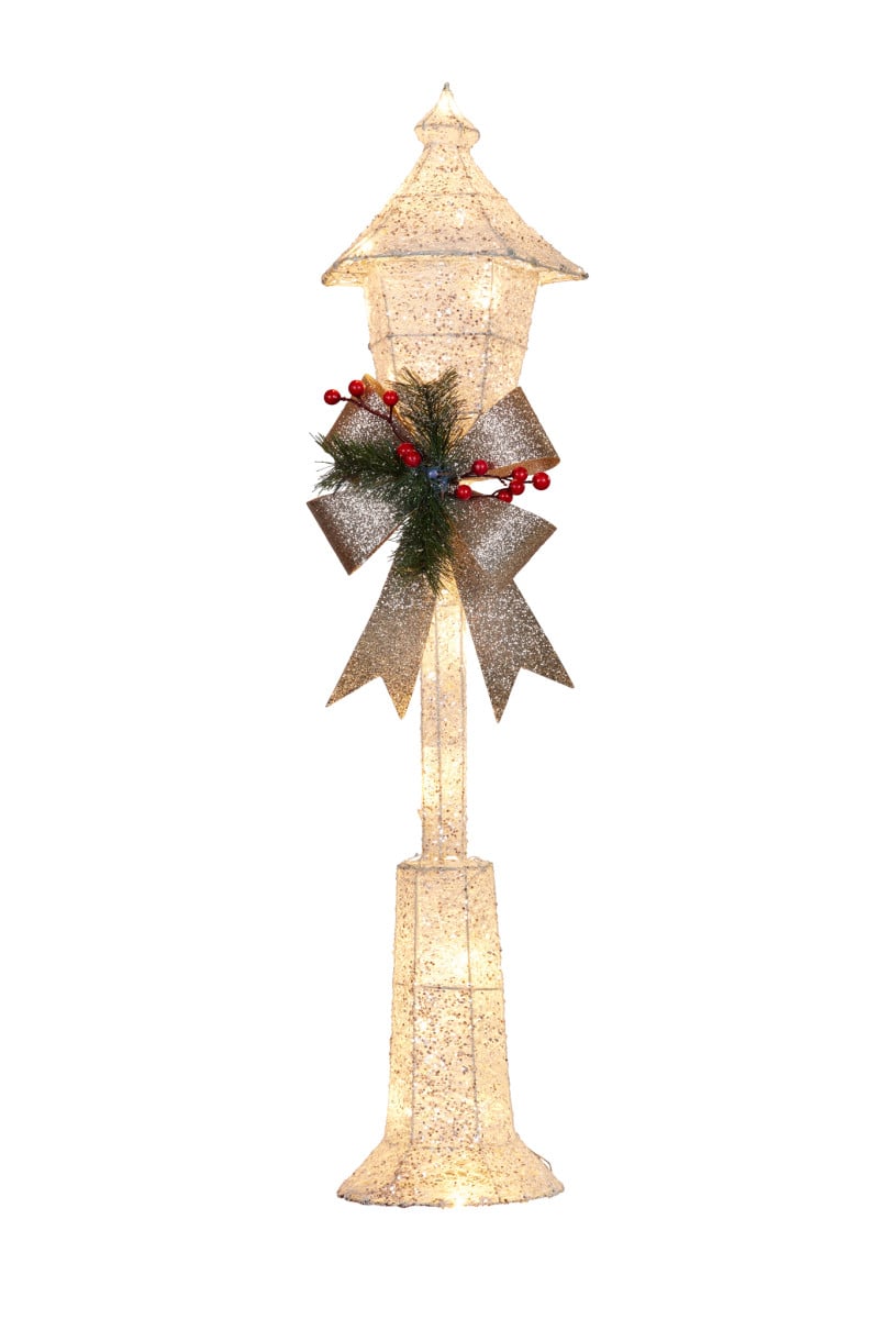 Christmas Lamp Post with LIghts Indoor/Outdoor 90cm