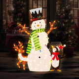 121cm Christmas Snowman Display with Lights and Animals