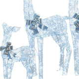 Christabelle Christmas Reindeer Display Set 3 Indoor & Outdoor Decorations Acrylic Beads Cool W