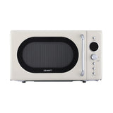 Devanti 20L Microwave Oven 700W Cream - Side View