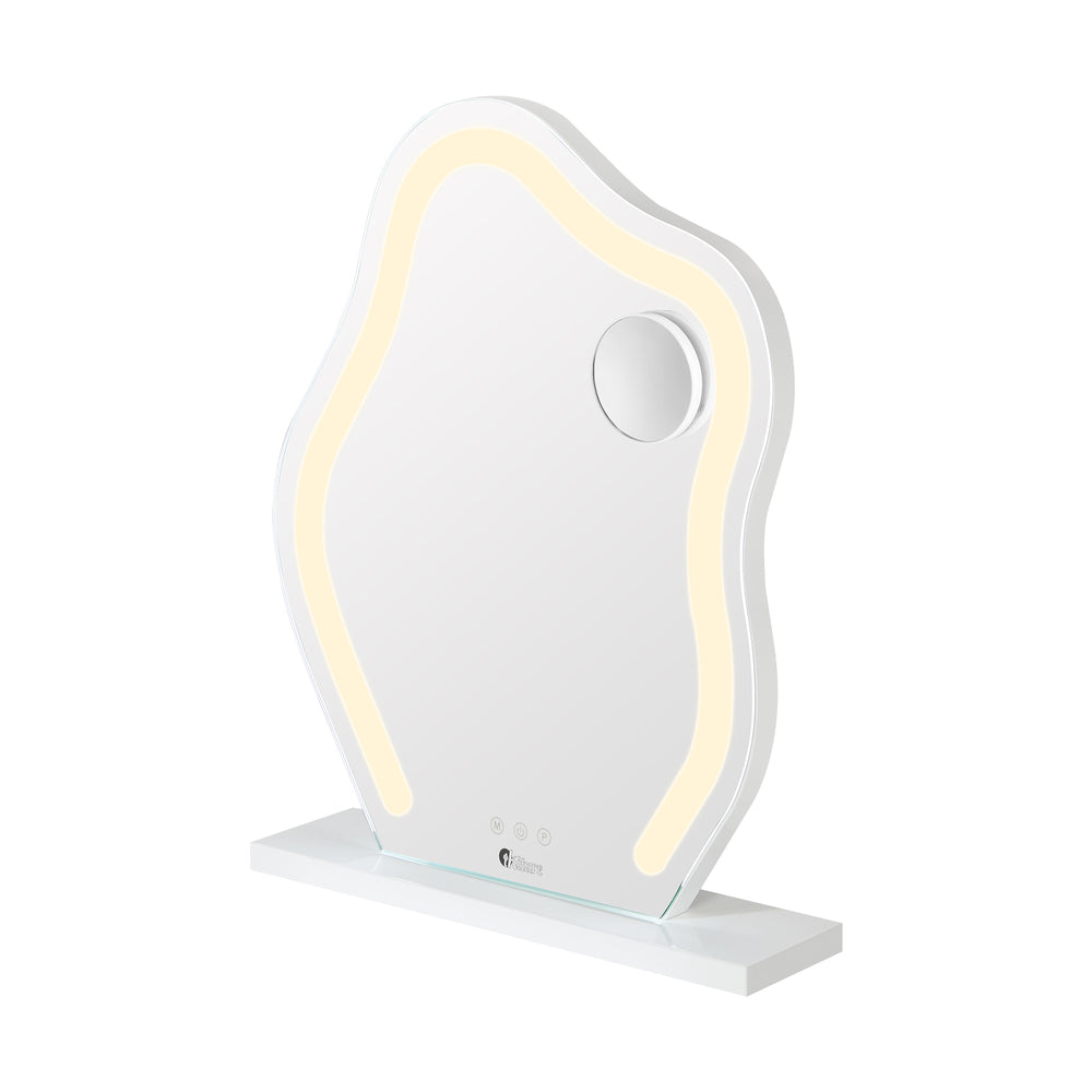 Oikiture Bluetooth Hollywood Makeup Mirror LED 45x58cm