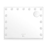 Oikiture Hollywood Makeup Mirrors Magnifying LED 58x46cm - Rear View