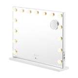 Oikiture Hollywood Makeup Mirrors Magnifying LED 58x46cm