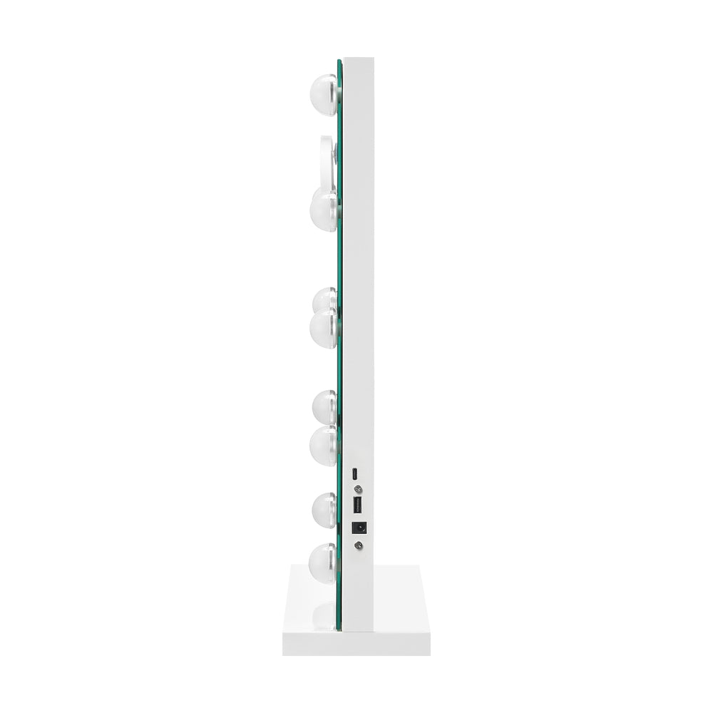 Oikiture Hollywood Makeup Mirrors Magnifying LED 58x46cm