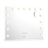 Oikiture Bluetooth Hollywood Makeup Mirrors with LED 59x48cm