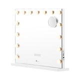 Oikiture Bluetooth Hollywood Makeup Mirrors with LED 59x48cm - Rear View