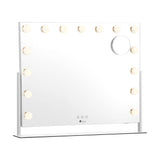 Oikiture Makeup Mirrors LED Bluetooth Rotatable 62x50cm
