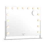 Oikiture Makeup Mirrors LED Bluetooth Rotatable 62x50cm