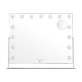 Oikiture Makeup Mirrors LED Bluetooth Rotatable 62x50cm