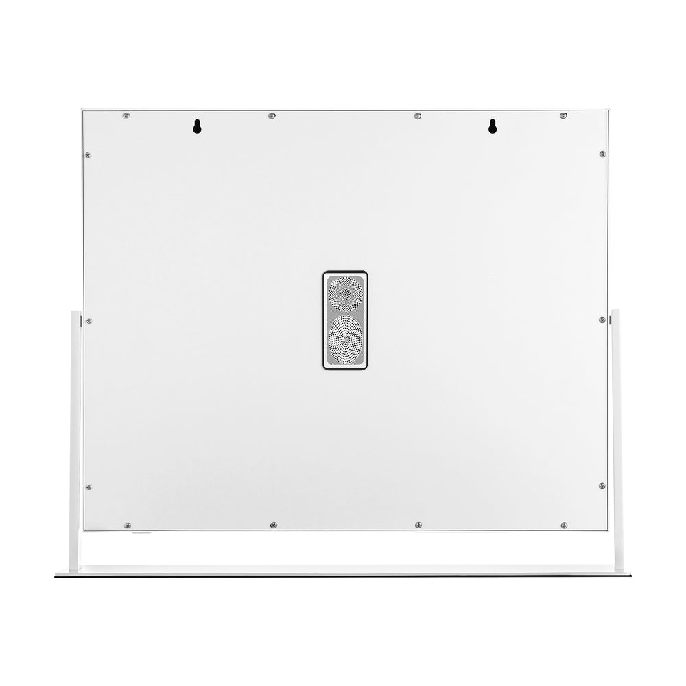 Oikiture Makeup Mirrors LED Bluetooth Rotatable 62x50cm