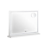 Oikiture Bluetooth Makeup Mirror Crystal LED 58x49cm