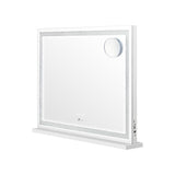 Oikiture Bluetooth Makeup Mirror Crystal LED 58x49cm