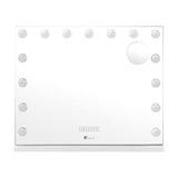 Oikiture Bluetooth Hollywood Makeup Mirror LED 60x52cm - Top-Down View