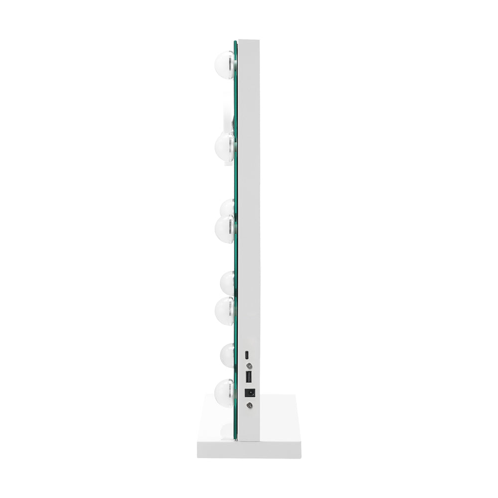 Oikiture Bluetooth Hollywood Makeup Mirror LED 60x52cm