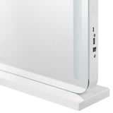 Oikiture Bluetooth Hollywood LED Makeup Mirror 60x52cm - Side View