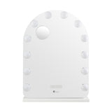 Oikiture LED Arched Makeup Mirror Bluetooth 61x43cm - Side View