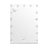 Oikiture LED Makeup Mirror Bluetooth Hollywood 61x43cm - Close-Up Angle