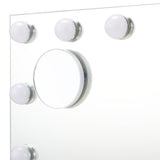 Oikiture LED Makeup Mirror Bluetooth Hollywood 61x43cm - Rear View