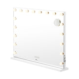 Oikiture Bluetooth Hollywood Makeup Mirrors with LED 80x62cm