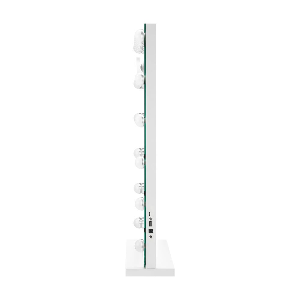 Oikiture Bluetooth Hollywood Makeup Mirrors with LED 80x62cm
