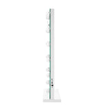 Oikiture Hollywood Makeup Mirror Magnifying LED 18 Bulbs 80x62cm - Side View