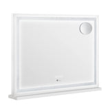 Oikiture Bluetooth Makeup Mirror Crystal LED 80x62cm