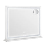 Oikiture Bluetooth Makeup Mirror Crystal LED 80x62cm