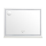 Oikiture Bluetooth Makeup Mirror Crystal LED 80x62cm