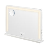 Oikiture Bluetooth Hollywood LED Makeup Mirror 80x62cm - 45-Degree Angle