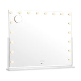 Oikiture Makeup Mirrors LED Bluetooth Rotatable 83x69cm