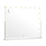 Oikiture Makeup Mirrors LED Bluetooth Rotatable 83x69cm