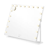 Oikiture Makeup Mirrors LED Bluetooth Rotatable 83x69cm