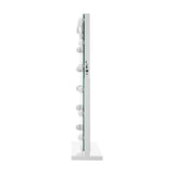Oikiture Makeup Mirrors LED Bluetooth Rotatable 83x69cm