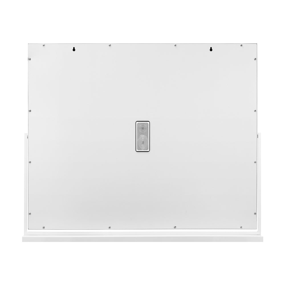 Oikiture Makeup Mirrors LED Bluetooth Rotatable 83x69cm
