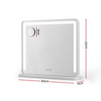 Embellir Makeup Mirror 60x50cm Hollywood Vanity with LED Light Tabletop White