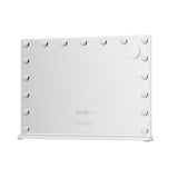 Embellir Makeup Mirror 80x60cm Hollywood Vanity with LED Light Tabletop White - Top-Down View