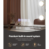 Embellir Bluetooth Makeup Mirror 58x46cm Hollywood Vanity with LED Light Wall - 45-Degree Angle