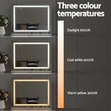 Glamour Touch Bluetooth LED Makeup Mirror with Crystal Frame - 58x46cm Hollywood Vanity - 45-Degree Angle