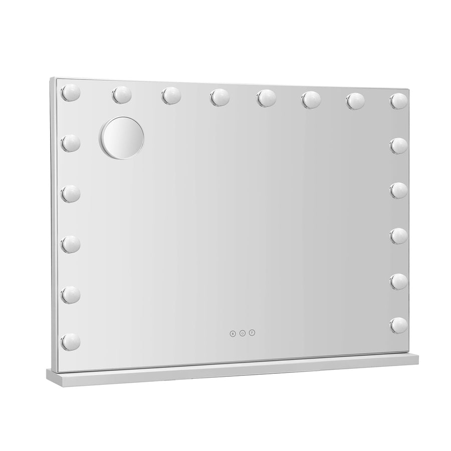 Embellir Makeup Mirror 80x58cm Hollywood Vanity with LED Light Tabletop Wall, image 7