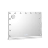 Embellir Bluetooth Makeup Mirror 80x58cm Hollywood Vanity with LED Light Wall - Close-Up Angle