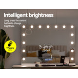 Embellir Bluetooth Makeup Mirror 80x58cm Hollywood Vanity with LED Light Wall - Rear View